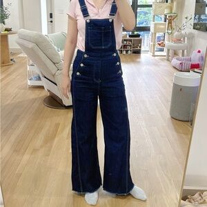 Dipple denim overalls in dark blue size 26